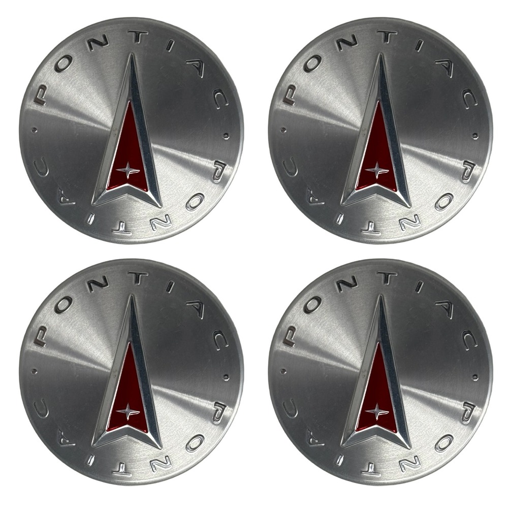 OEM 4 2004-2010 Grand Am Prix Montana Torrent Brushed Silver Center Wheel Cap